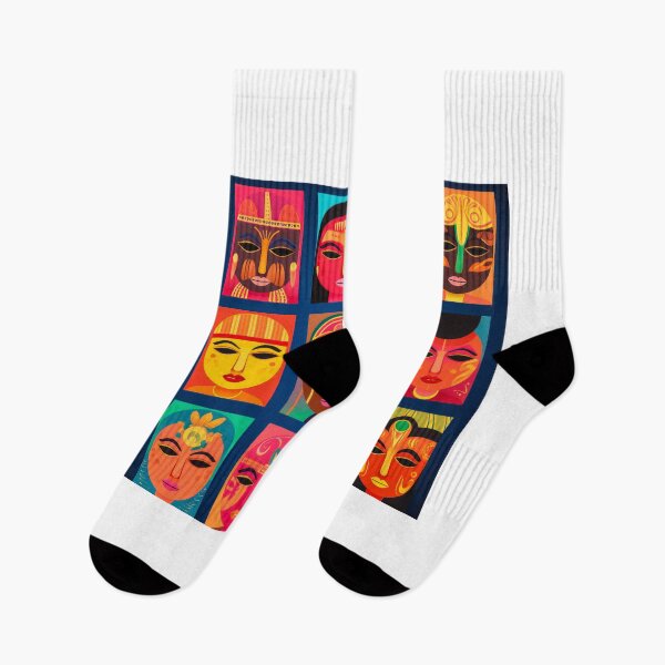 Item preview, Vibrant and colorful ethnic faces designed and sold by JuanmaLW.