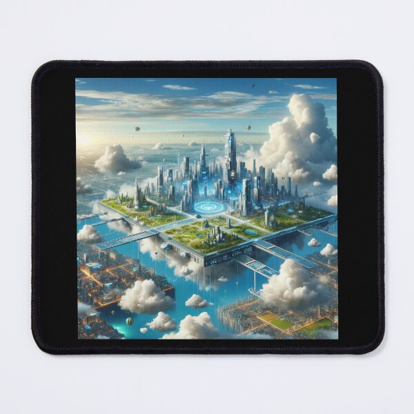 Item preview, Cloud City Utopia designed and sold by BestArtByArvind.