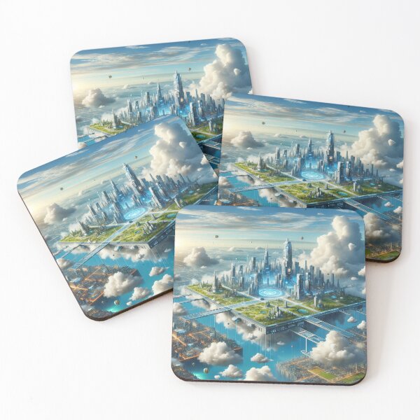 Item preview, Cloud City Utopia designed and sold by BestArtByArvind.