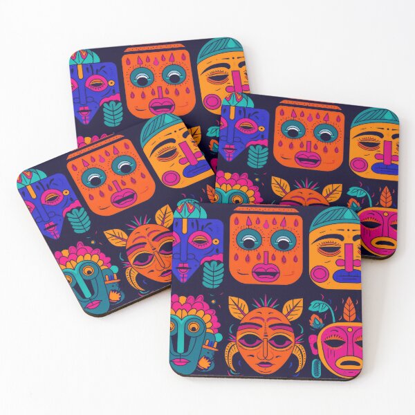 Item preview, Vibrant and colorful ethnic faces designed and sold by JuanmaLW.