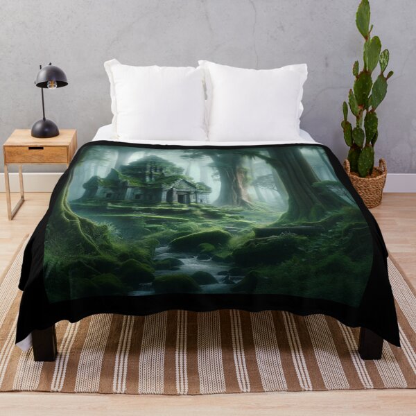 Item preview, Ancient Forest Temple Mystery designed and sold by BestArtByArvind.