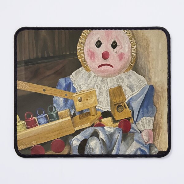 Item preview, Sad Pierrot clown doll with toys designed and sold by mazarte.