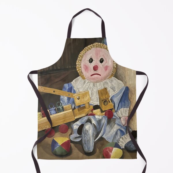 Item preview, Sad Pierrot clown doll with toys designed and sold by mazarte.