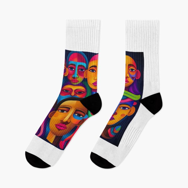 Item preview, Vibrant and colorful ethnic faces designed and sold by JuanmaLW.