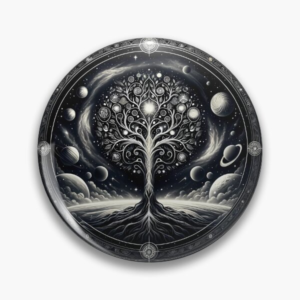 Item preview, Cosmic Tree with Planetary Orbs designed and sold by M-ormin.