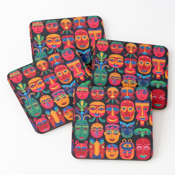 Item preview, Vibrant and colorful ethnic faces designed and sold by JuanmaLW.