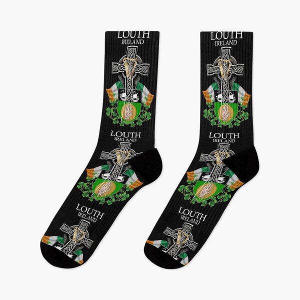 Item preview, ✅ Louth Ireland Irish Celtic Cross & Crest designed and sold by REAL IRISH GIFTS.
