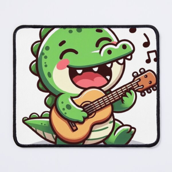 Item preview, Cute crocodile playing guitar  designed and sold by Culmika.