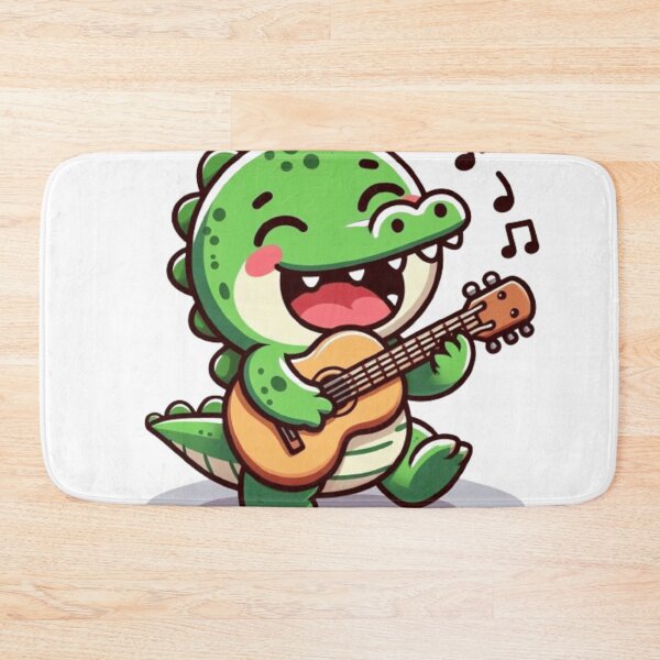 Item preview, Lindo cocodrilo tocando la guitarra designed and sold by Culmika.
