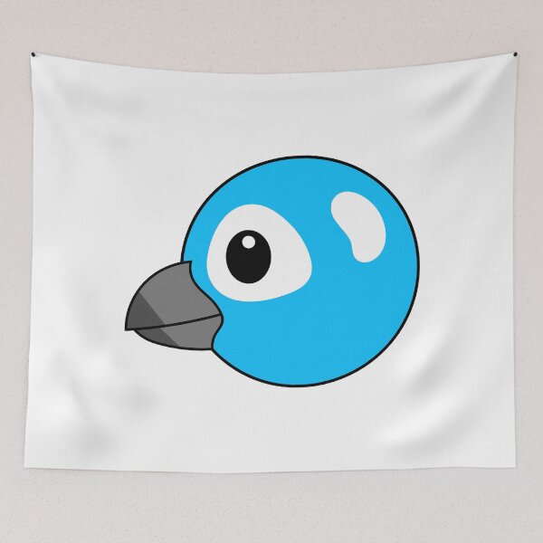 Item preview, Blue Bird Emoji Apple designed and sold by DibujandoPorfa.