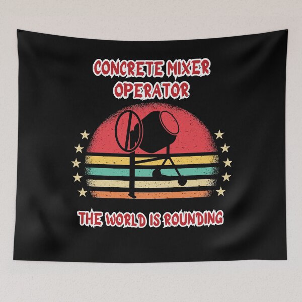 Item preview, Concrete mixer operator The World is routing, funny gift for a concrete mixer operator. 1 designed and sold by GroonSpace.