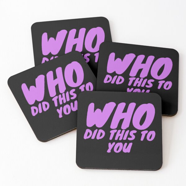 Item preview, Who did this to you? | Book trope Sticker designed and sold by Sea-mana.