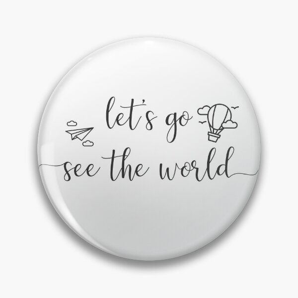 Item preview, Let's go see the world designed and sold by CreateHappy.