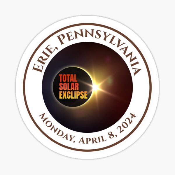 Gear Up for the Total Solar Eclipse 2024! Sticker