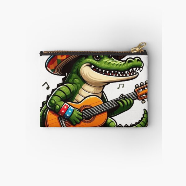 Artikelvorschau, Krokodil spielt Gitarre entworfen und verkauft von Culmika.