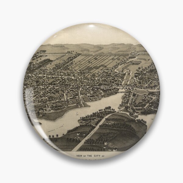 Item preview, Whitewater, Wisconsin (1885) designed and sold by allhistory.