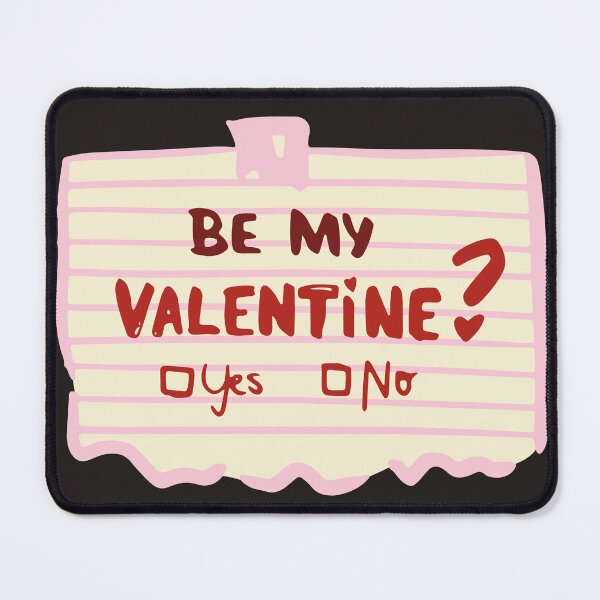 Aperçu de l'œuvre Note de Saint-Valentin : Soyez ma Valentine ? créée et vendue par ValenciaShark.