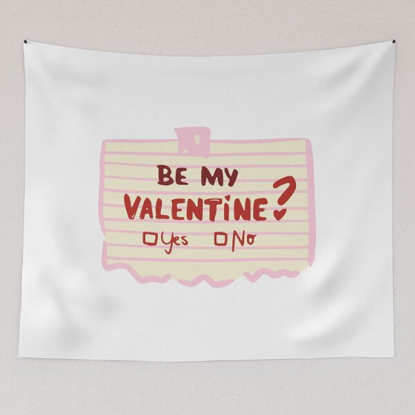 Item preview, Valentine's Note: Be My Valentine? designed and sold by ValenciaShark.