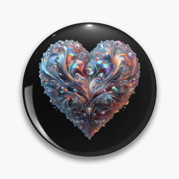 Item preview, Eternal Love: Holographic Heartbeat designed and sold by AI-Only Creations.