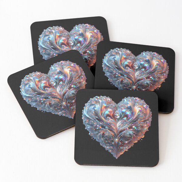 Item preview, Eternal Love: Holographic Heartbeat designed and sold by AI-Only Creations.