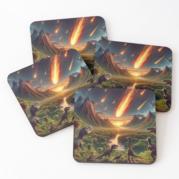 Item preview, Dinosaurs Witnessing the Beginning of the End designed and sold by digital-savant.