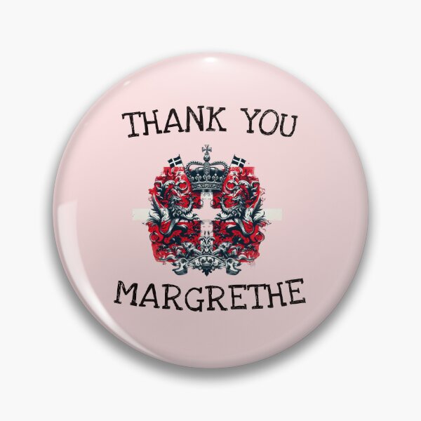 Item preview, Thank You Margrethe designed and sold by HeadTurningArt.