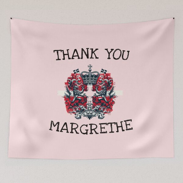 Item preview, Thank You Margrethe designed and sold by HeadTurningArt.