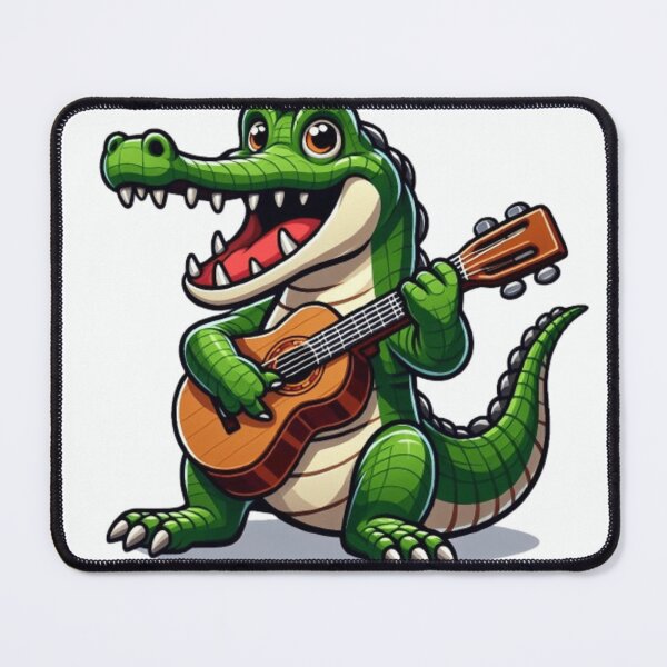 Item preview, Crocodile playing guitar designed and sold by Culmika.