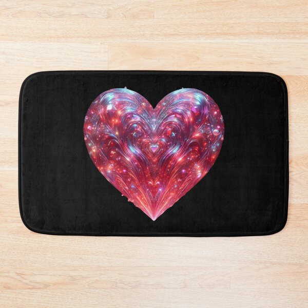 Item preview, Crimson Embrace: A Holographic Heart designed and sold by AI-Only Creations.