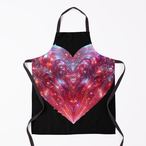 Item preview, Crimson Embrace: A Holographic Heart designed and sold by AI-Only Creations.
