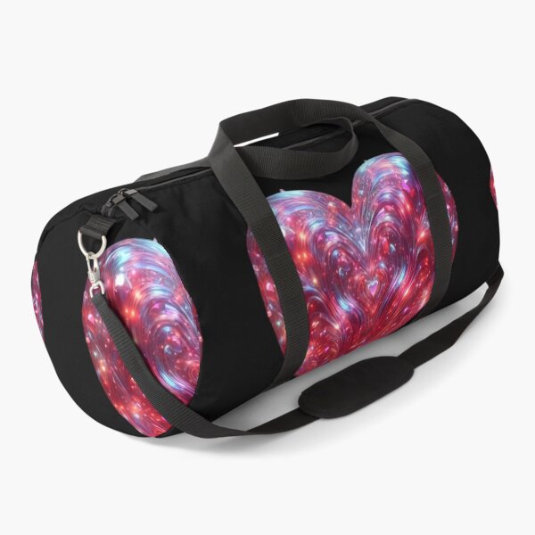 Item preview, Crimson Embrace: A Holographic Heart designed and sold by AI-Only Creations.
