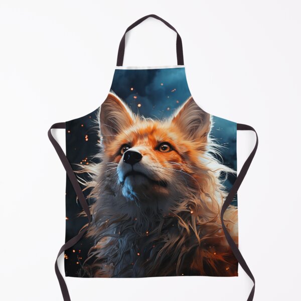Item preview, Ethereal Fire Fox Portrait designed and sold by FoxTreeDesign.