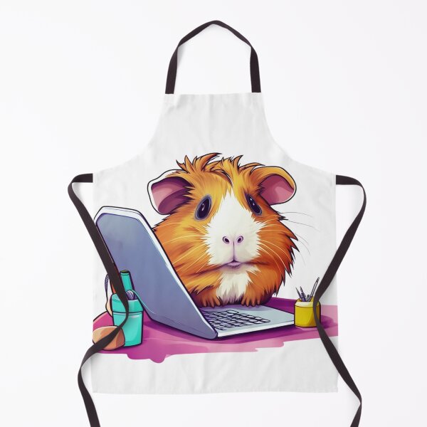 Item preview, guinea pig working hard designed and sold by Olibettyart.