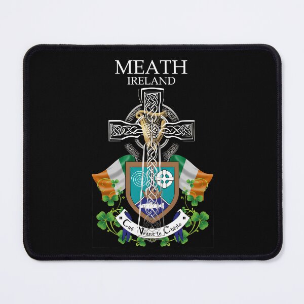 Item preview, ✅ Meath Ireland Irish Celtic Cross & Crest designed and sold by REAL IRISH GIFTS.