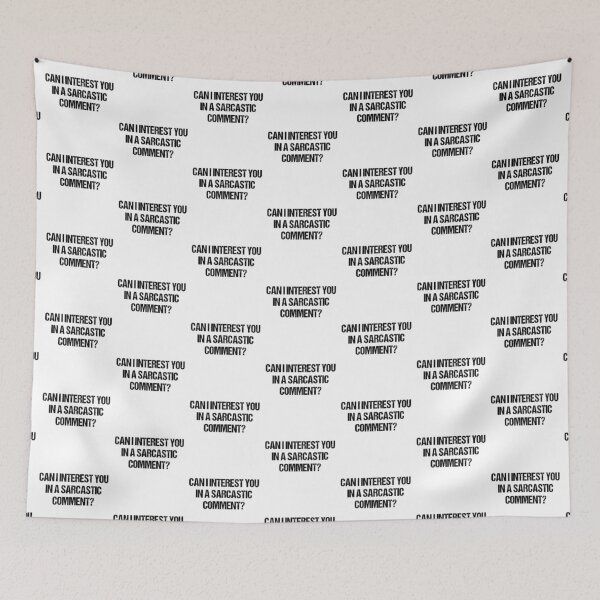 Item preview, Can I interest you in a sarcastic comment? designed and sold by Aiyinyangart.