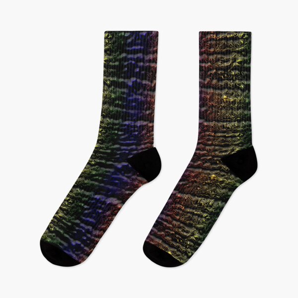 Item preview, 3D Jagged Rainbow on Black Stripes designed and sold by TheRulerofEarth.