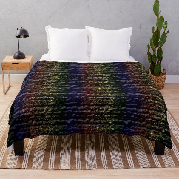 Item preview, 3D Jagged Rainbow on Black Stripes designed and sold by TheRulerofEarth.