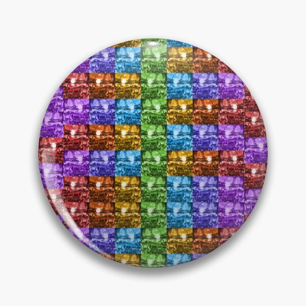 Item preview, Repeating Rainbow Disco Ball 1970s Pattern  designed and sold by Deborah Camp.