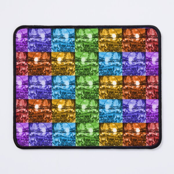 Item preview, Repeating Rainbow Disco Ball 1970s Pattern  designed and sold by Deborah Camp.