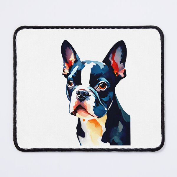 Item preview, Cute Boston terrier dog pet animal watercolor designed and sold by Animalpetslover.