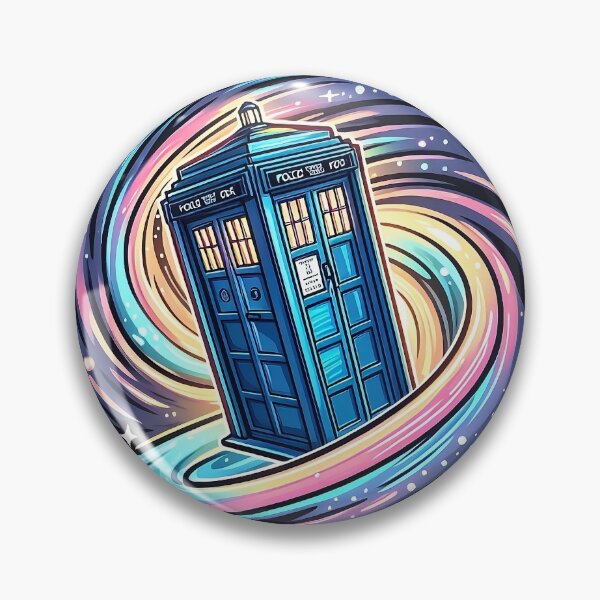 Item preview, Police Box in a wormhole designed and sold by WillieDs-Shop.