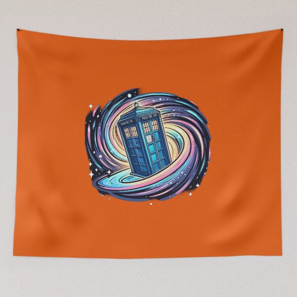 Item preview, Police Box in a wormhole designed and sold by WillieDs-Shop.