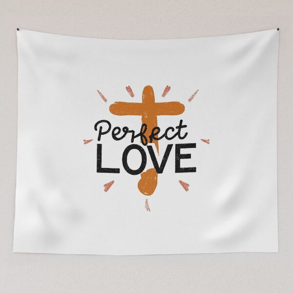 Item preview, Perfect Love - Divine Cross Design - Spiritual Elegance in Christian Art designed and sold by HahaHandlesHub.