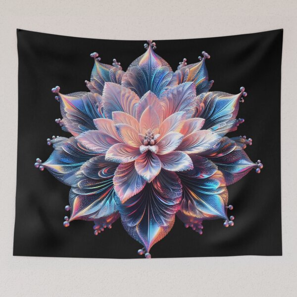 Item preview, Lively Lilies: Holographic Beauty designed and sold by AI-Only Creations.