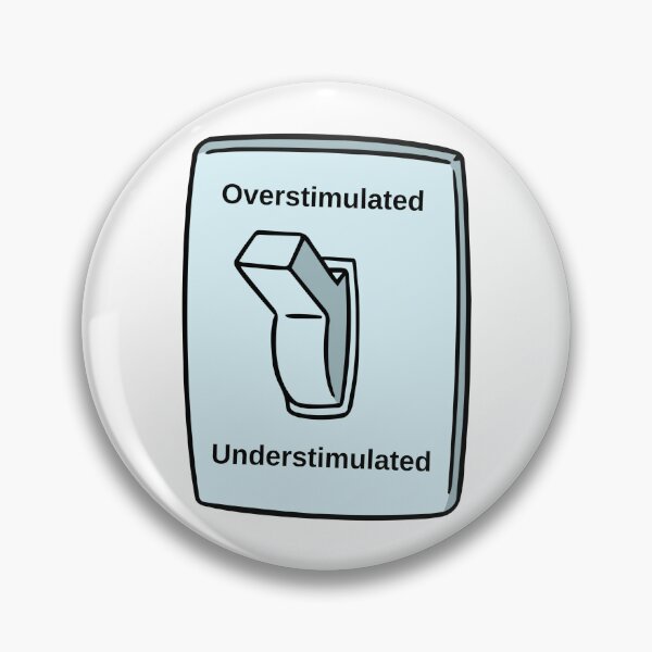 Item preview, Relatable audhd/ adhd/ autism: overstimulated vs understimulated designed and sold by NeurodiverseTea.