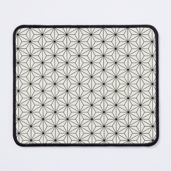 Item preview, Japanese abstract Asanoha pattern, black designed and sold by patterncrow.