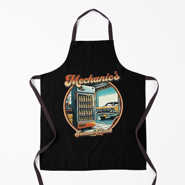 Item preview, Mechanic's second home - car mechanic beer lover designed and sold by Retro-Rebellion.