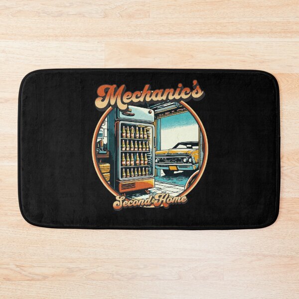 Item preview, Mechanic's second home - car mechanic beer lover designed and sold by Retro-Rebellion.