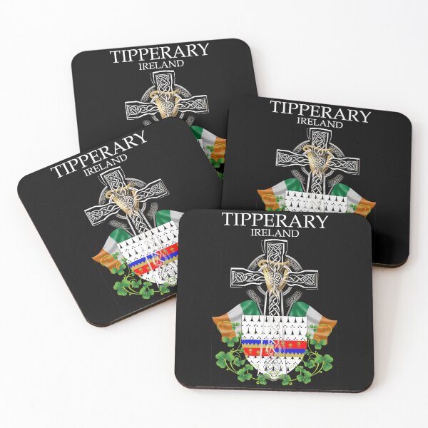 Item preview, ✅ Tipperary Ireland Irish Celtic Cross & Crest designed and sold by REAL IRISH GIFTS.