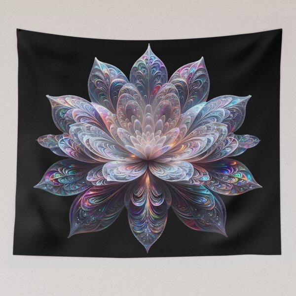 Item preview, Graceful Blooms: Holographic Lily Serenity designed and sold by AI-Only Creations.